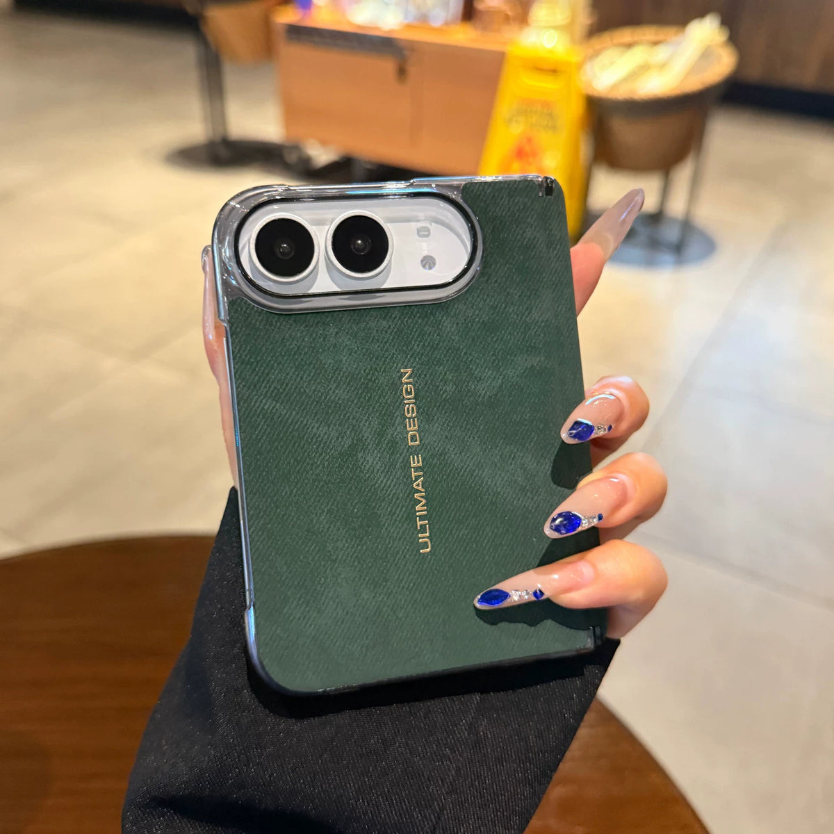 Denim Texture Case — Dark Green original supplier view