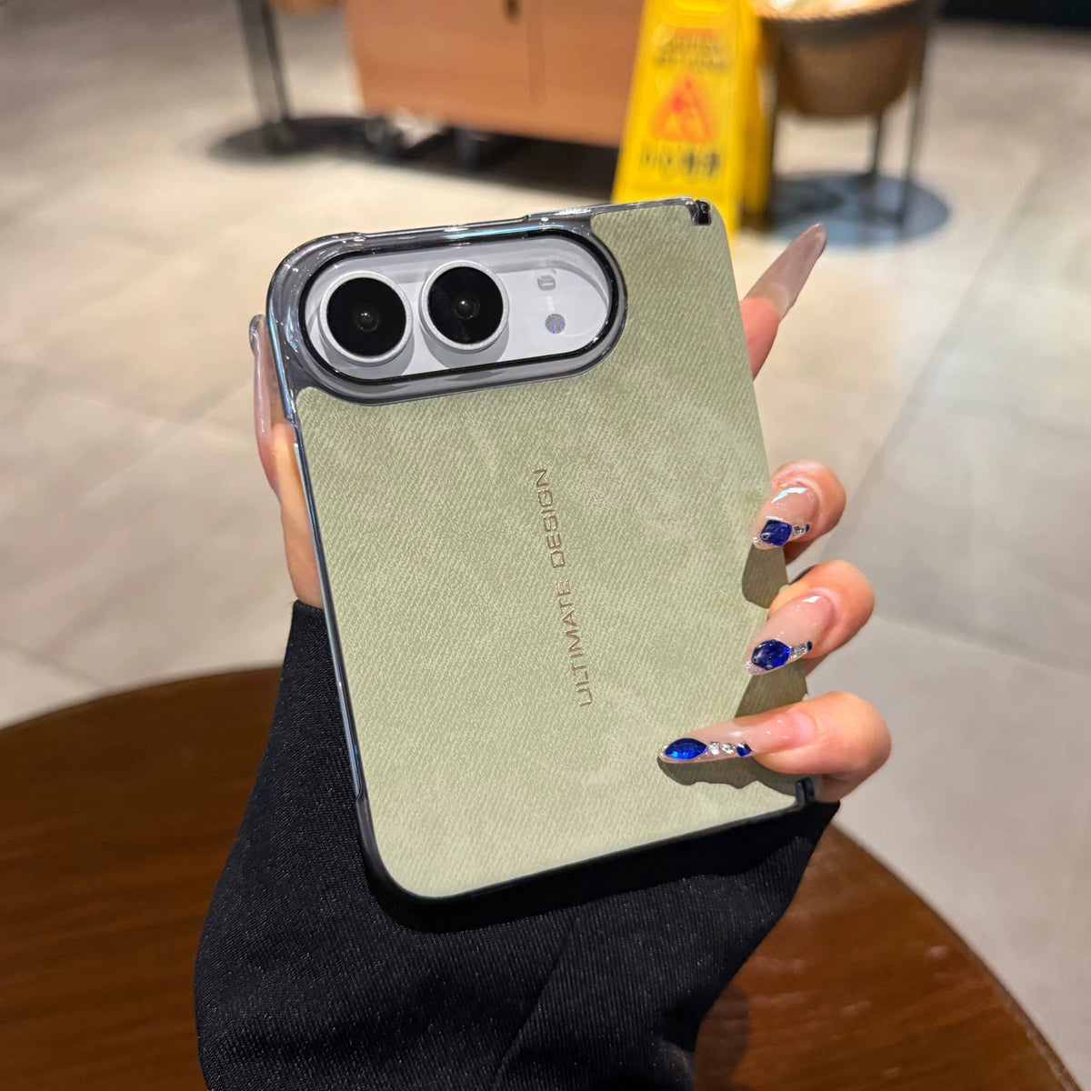Denim Texture Case — Light Green original supplier view