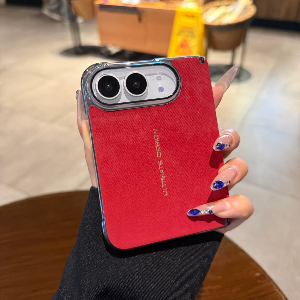 Denim Texture Case — Red original supplier view