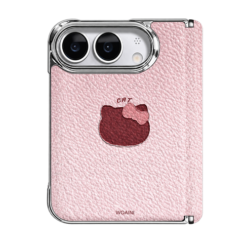 Pink Bow Cat case for iPhone Duo 鈥?supplier image with non-product content removed